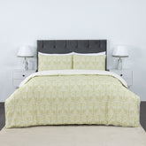 100% Cotton Sateen Printed Duvet Cover Set - 300 Thread Count Luxury Bedding - Ultra Soft & Breathable - 16830